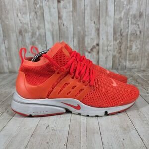 Nike Presto Flyknit Ultra‎ Running Shoes Women's Size 8.5 Orange